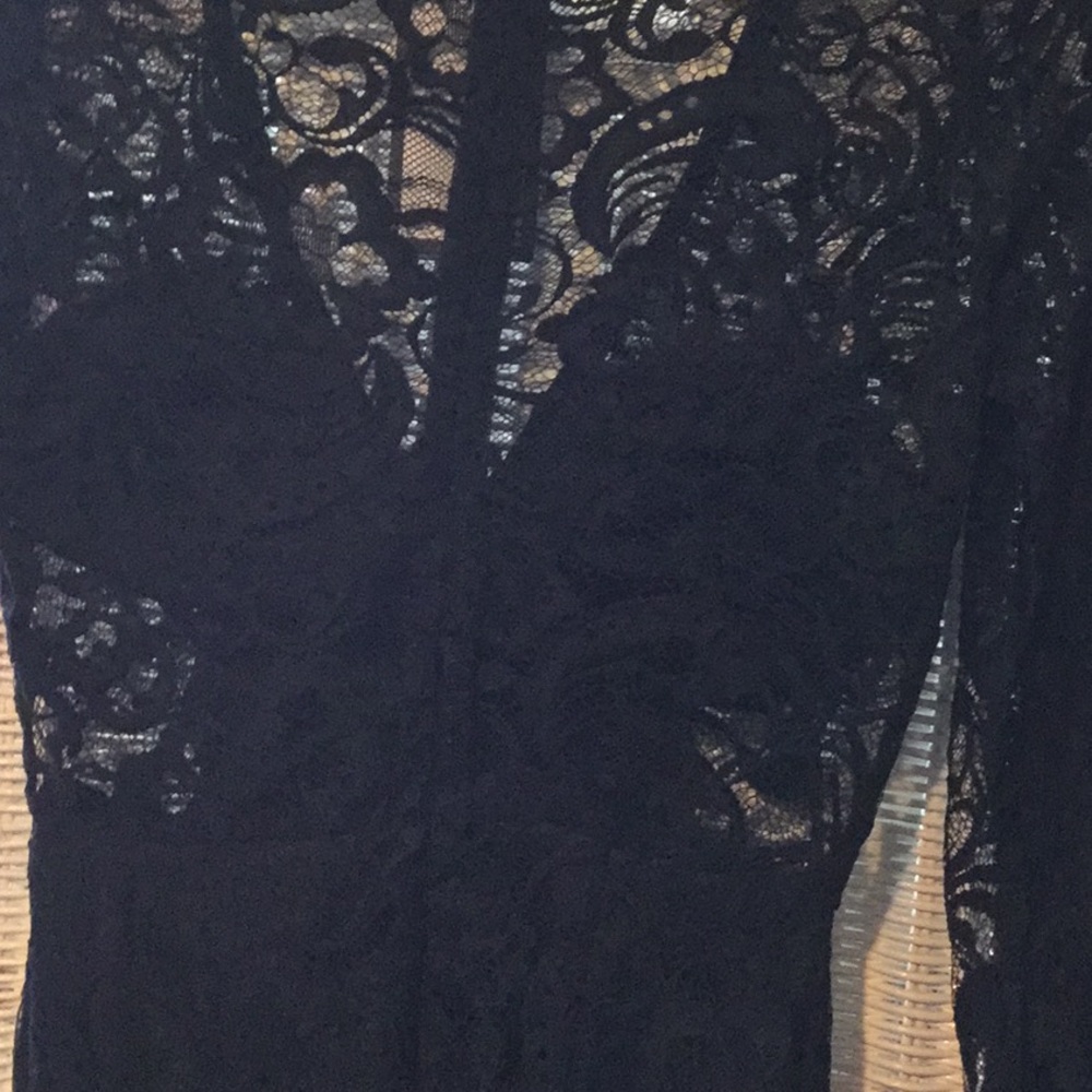 Jaybela black lace dress